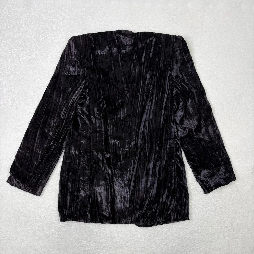 Rituals Crushed Velvet Blazer Fender Guitar Pick Button Medium Rockabilly Lounge